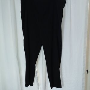 Nine West Barely Bootcut Mid Rise Black Slimming 24W Short Pant Trouser